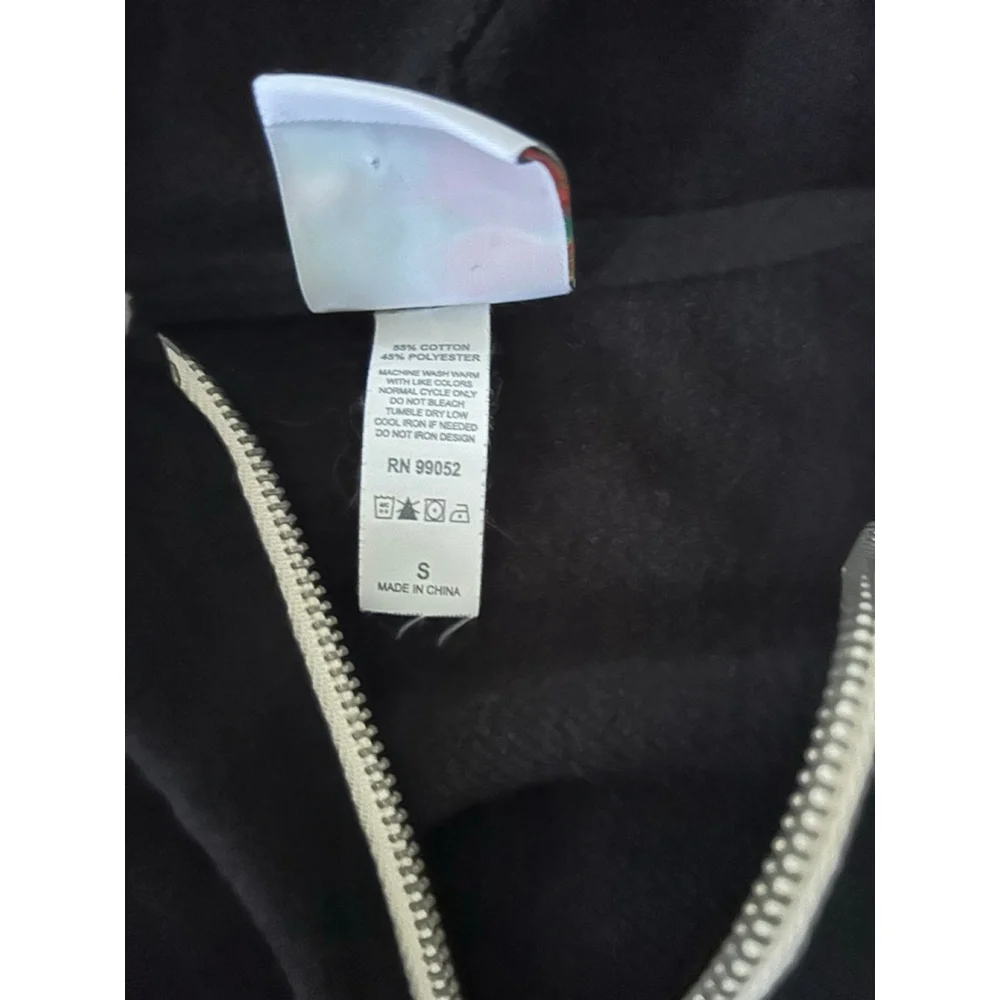 Men's Moondoggies Black Full-Zip Hoodie with Moondoggies Logo, S - Picture 5 of 6